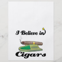 i believe in cigars personalised flyer
