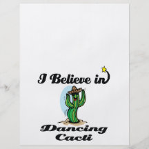 i believe in dancing cacti flyer