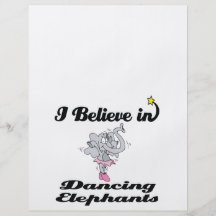 i believe in dancing elephants flyer