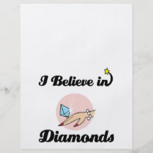 i believe in diamonds flyer design