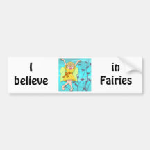 I believe in fairies bumper stickers