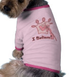 I Believe in Fairies Doggie Tshirt