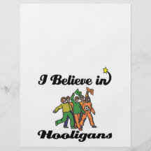i believe in hooligans flyer