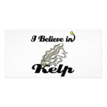 i believe in kelp photo card template
