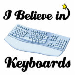 i believe in keyboards photo sculptures