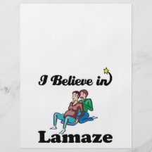i believe in lamaze flyer