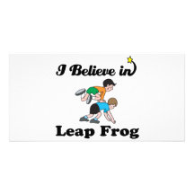 i believe in leap frog photo card template