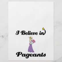 i believe in pageants flyer