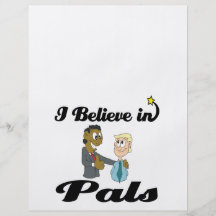 i believe in pals personalized flyer
