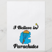 i believe in parachutes personalized flyer