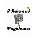 i believe in payphones postcards