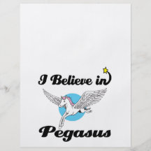 i believe in pegasus personalized flyer
