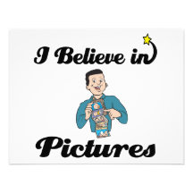 i believe in pictures personalised announcements
