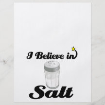 i believe in salt flyer design
