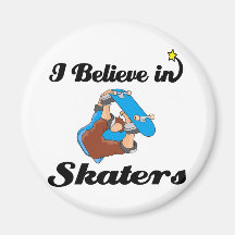 i believe in skaters fridge magnets