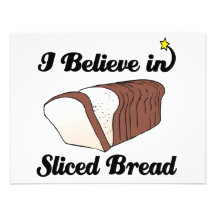 i believe in sliced bread personalised announcement