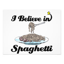 i believe in spaghetti personalised announcements