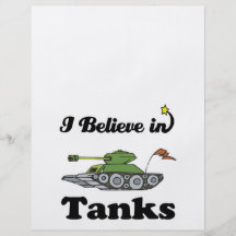i believe in tanks flyer design