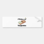 i believe in temptation bumper sticker