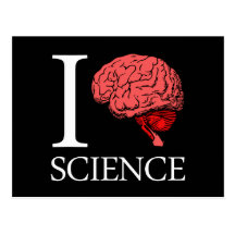 I Brain Science (I Know science) (I Love Science) Post Card