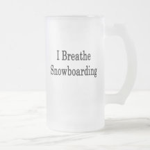 I Breathe Snowboarding Coffee Mug