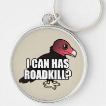 I Can Has Roadkill? Key Chain