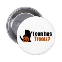I can Has Treats Pinback Button