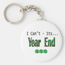 I Can't Its Year End Keychains