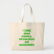 I Care About Organics Bags