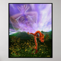 I Ching, Hexagram 1, The Creative, line 2 Posters