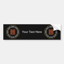 I Ching Hexagram 49 Ko "Revolution" Bumper Stickers