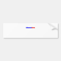 I Choose Love Bumper Stickers