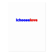 I Choose Love Postcard