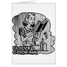 I Dig Cooking Garnish Greeting Cards