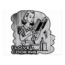I Dig Cooking Garnish Post Card