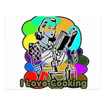 I Dig Cooking Ingredients Post Cards