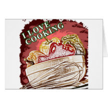 I Dig Cooking Mix it Up Greeting Card