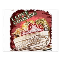 I Dig Cooking Mix it Up Post Cards