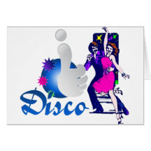 I Dig Disco Greeting Card
