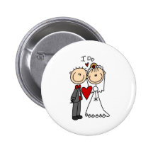 I Do Wedding Ceremony Button