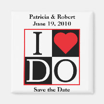 I Do Wedding Magnet
