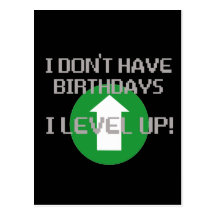 I Don't Have Birthdays... Postcards