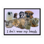 I Don't Wear My Friends Post Cards