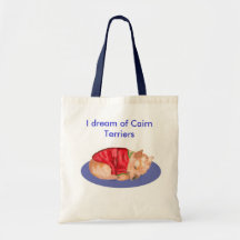 I dream of Cairn Terriers Tote Bag