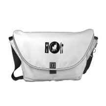 I eat ... messenger bags