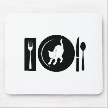 I eat ... mouse mat