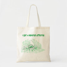 i got a moster appetite canvas tas