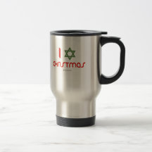 I Hanukkah Christmas green Coffee Mug