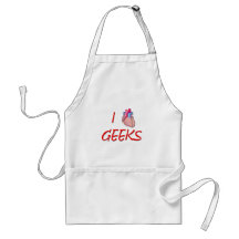 I Hart Geeks Apron