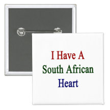 I Have A South African Heart Button
